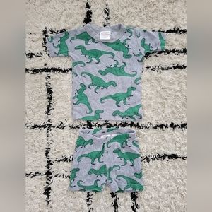 Hanna Andersson Dinosaur Short John Pajama Set Size 3
